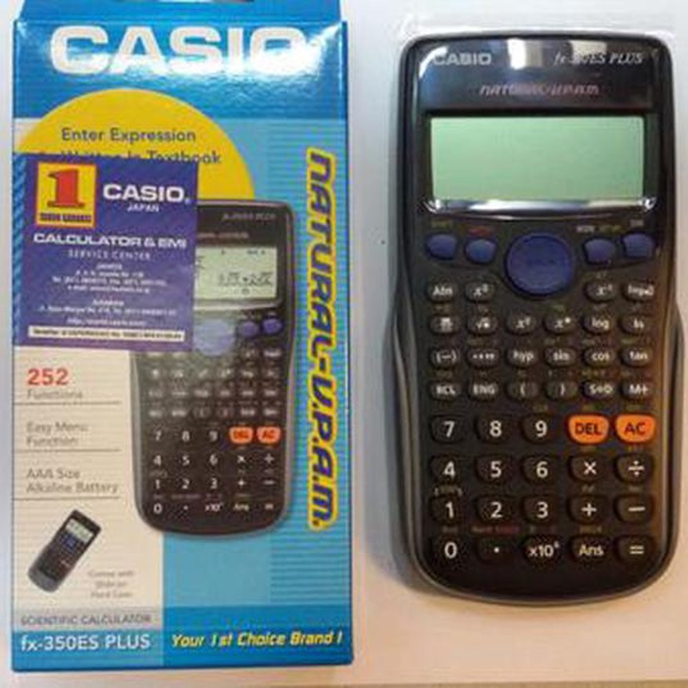 

Ready Stok CASIO FX 350ES PLUS KALKULATOR ILMIAH Obral
