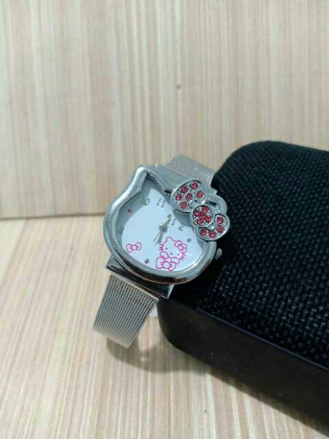 Jam Tangan Anak-Anak Hello Kitty Terbaru Rantai Pasir HK_001