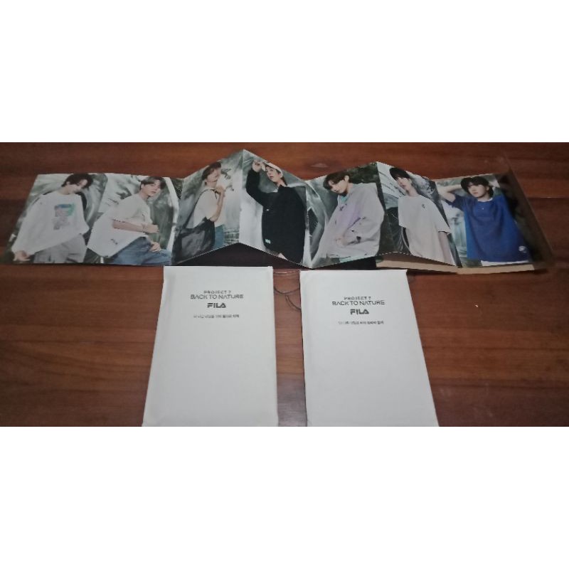 BTS PHOTOCARD FILA BACK TO NATURE