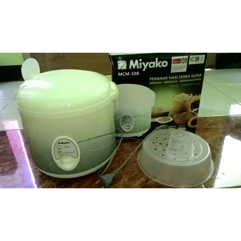 MIYAKO MAGIC COM RICE COOKER PLUS MCM-508 MCM 508 miyako