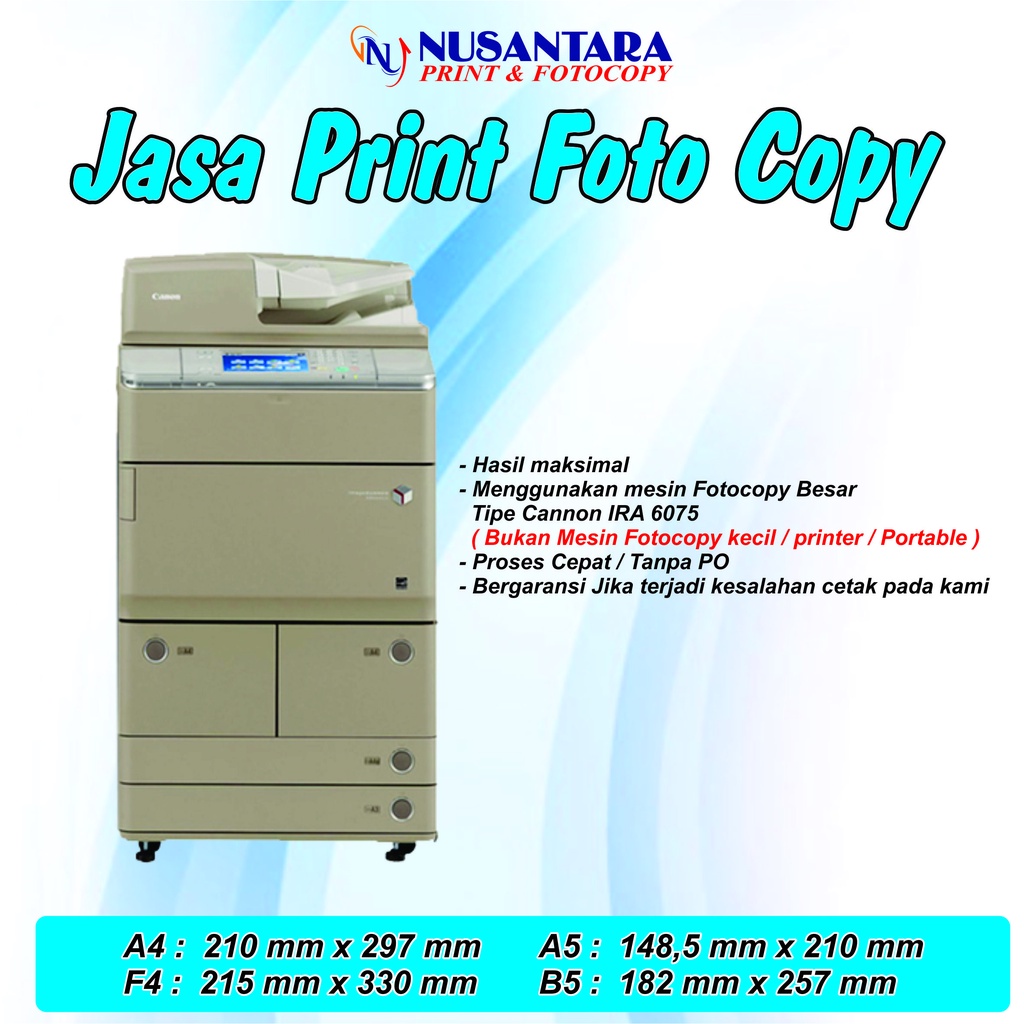 

Jasa Print Fotocopy Hitam Putih