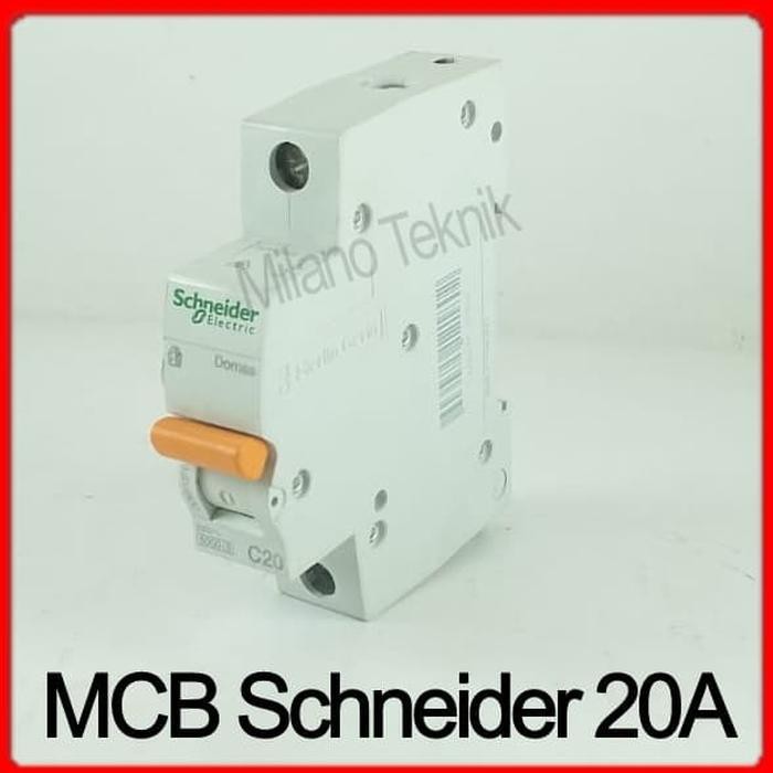 MCB Domae SCHNEIDER 1P 20A MCB C20 SENEIDER onderdil