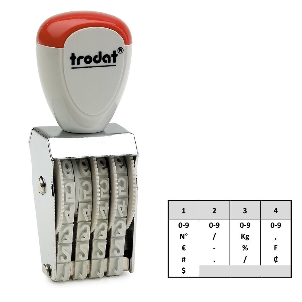 

Trodat stempel number symbol text date angka simbol huruf tanggal III
