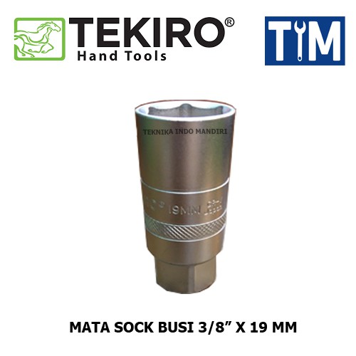 TEKIRO Mata Sock Busi 3/8&quot; x 19 MM / Spark Plug 3/8&quot; x 19 MM