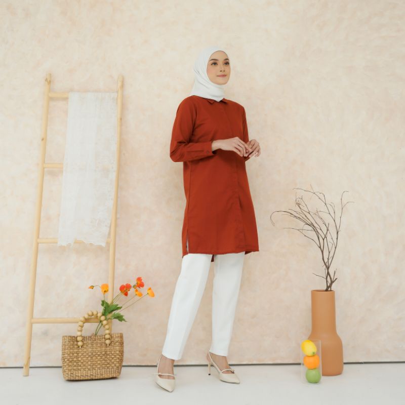 Tunik basic / tunik bahan toyobo fodu termurah