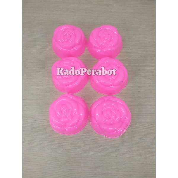 cetakan agar bunga jumbo - cetakan agar motif mawar - cetakan agar