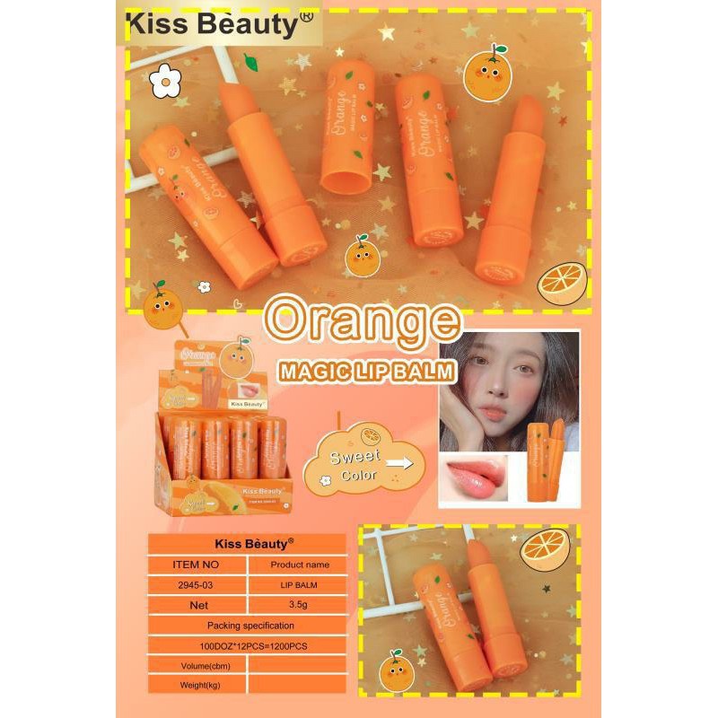 Lipbalm kiss Beauty Peach