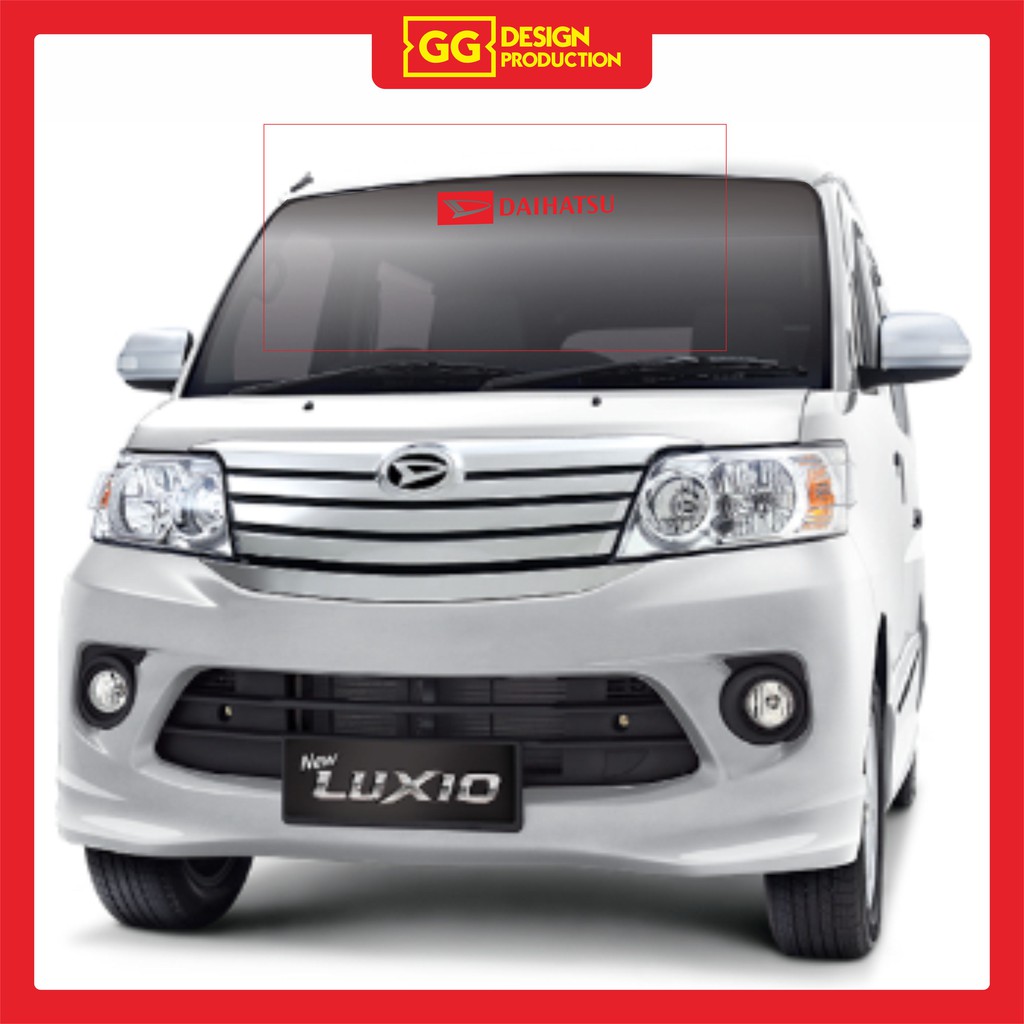 sticker stiker mobil logo daihatsu | sticker mobil daihatsu | luxio | sticker daihatsu keren