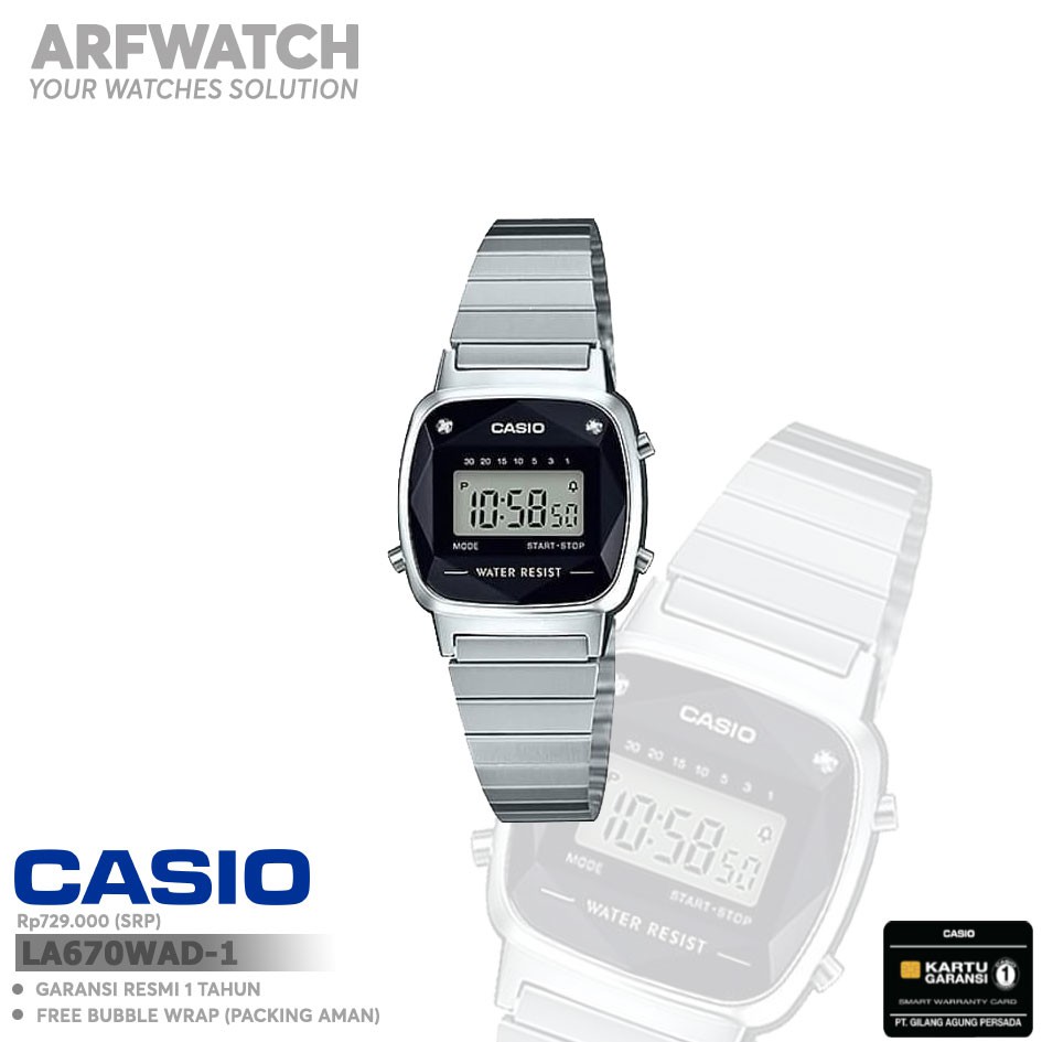 Casio General LA670WAD-1 / LA670WAD-1DF Original