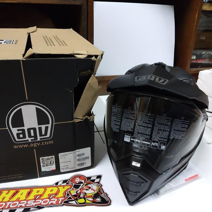 NEW ARRIVAL HELM AGV AX-8 DUAL CARBON MATT EUROFIT ORI ITALY SIZE L