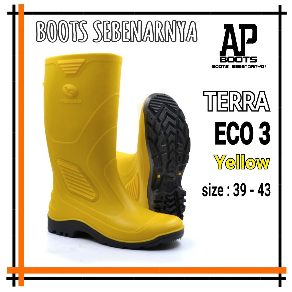 AP BOOTS ECO 3 Sepatu Boot Karet Panjang Original