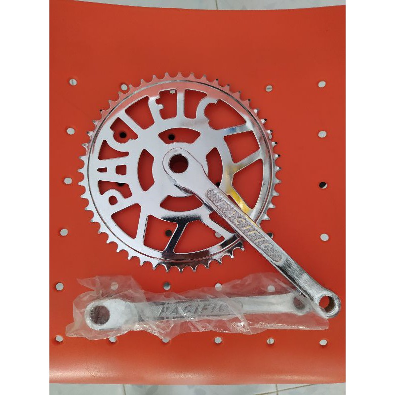 Crankset Minion Phoenix 20 Mini 24 Ukuran 48T Merk Pacific Untuk Sepeda Minion / Minitrek / Jengki