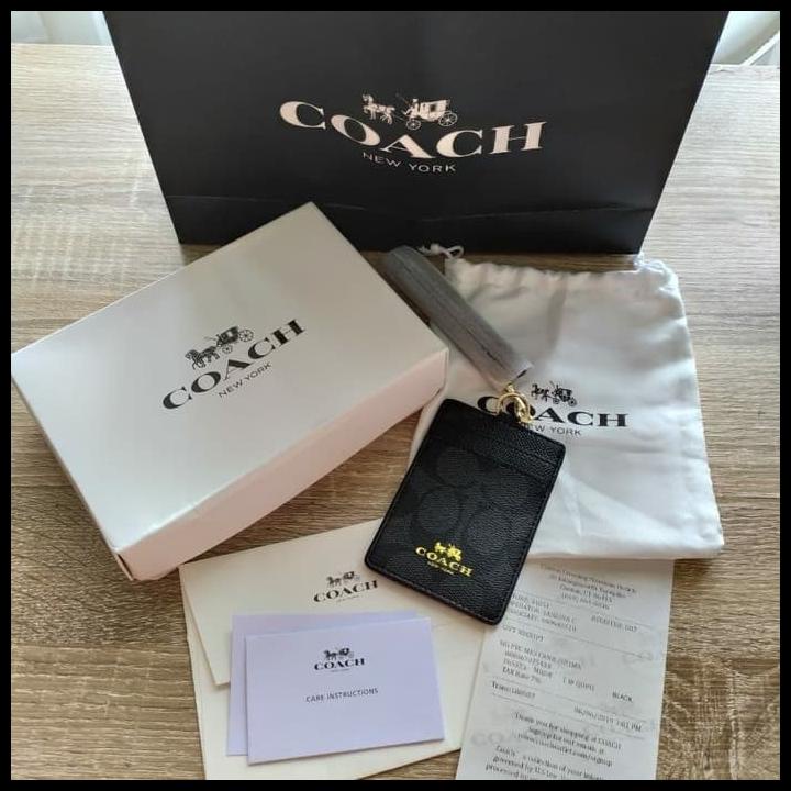

BEST SELLER !!! COACH SIGNATURE ID TAG LANYARD - ORIGINAL GUARANTEE 100% TERLARIS