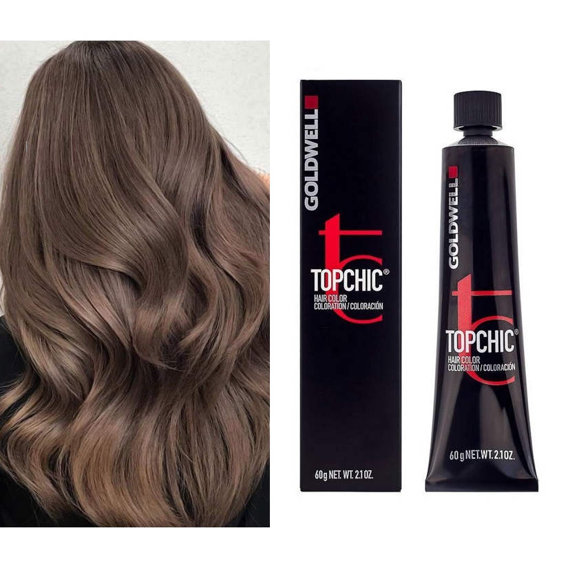 Goldwell Topchic Hair Color 60ml &amp; Oxydant 120ml Kode 4N