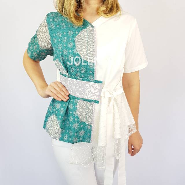  Atasan  Batik  W 140 Tosca Shopee  Indonesia