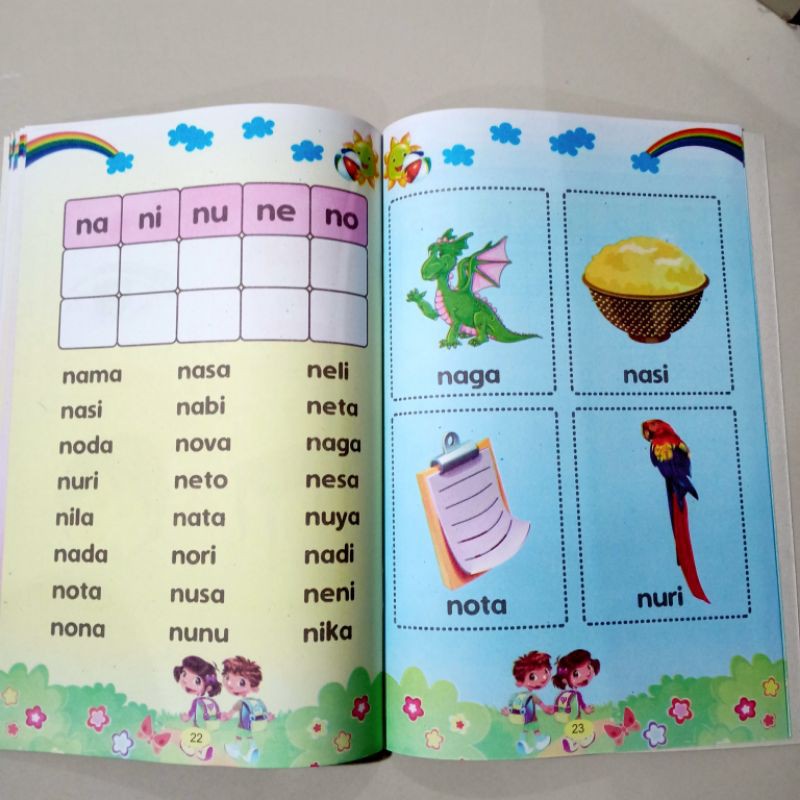 buku belajar membaca chyntia monica 32 halaman (16×24cm)