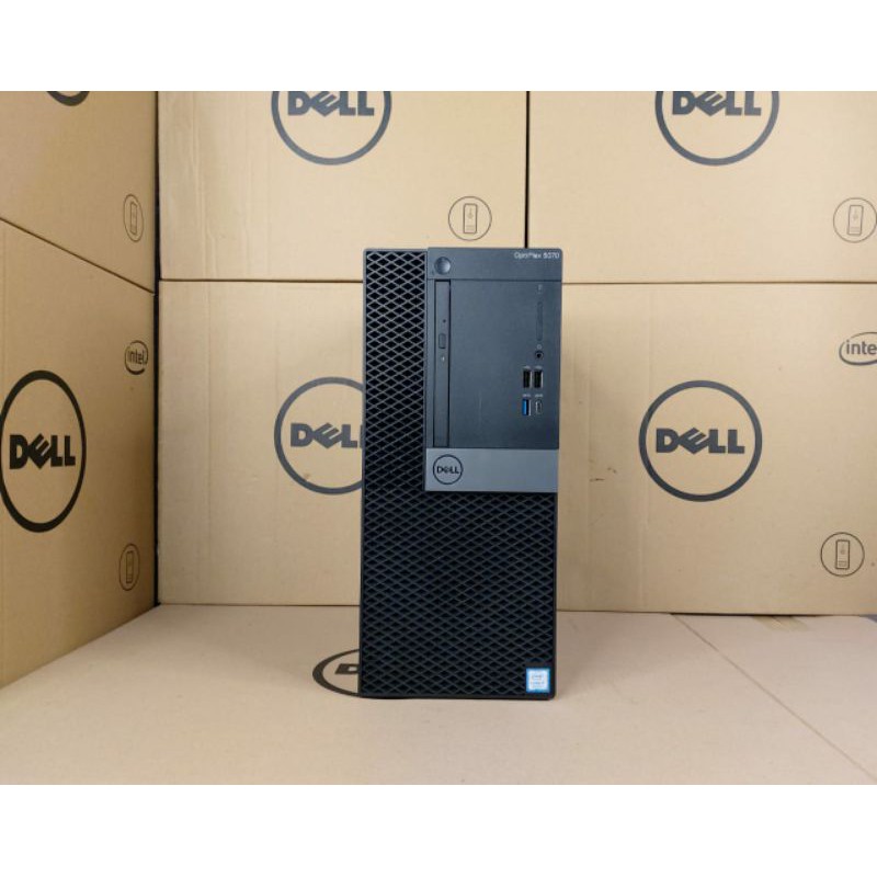 Pc Dell Optiplex 5070MT Core I7 9700 Ram 16 Gb Ddr 4 Hdd SSD 256Gb M2 NVME Second Berkualitas
