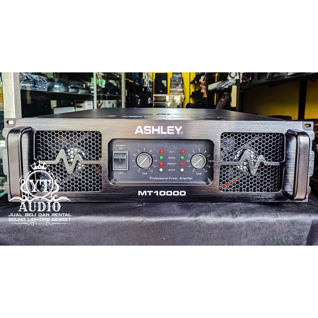 POWER AMPLIFIER ASHLEY MT 10000 - MT10000  2 x 2200 Watt ORIGINAL