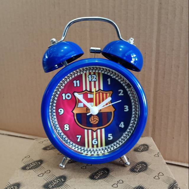 Jam Weker Kring Jam Beker bola Barcelona jam weker Besi Alarm bola kring