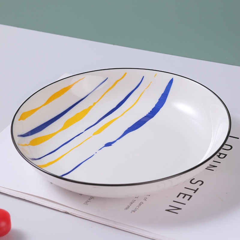 Piring Keramik Cantik Little Sun - 20cm-TWIN LINE