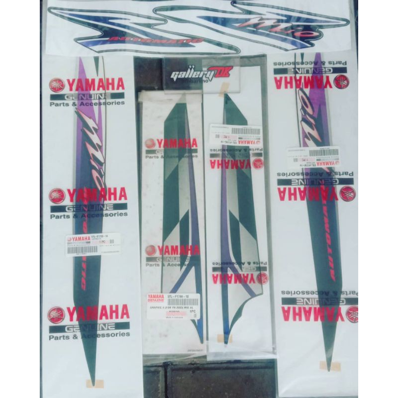 striping Mio sporty hitam 2004 catur