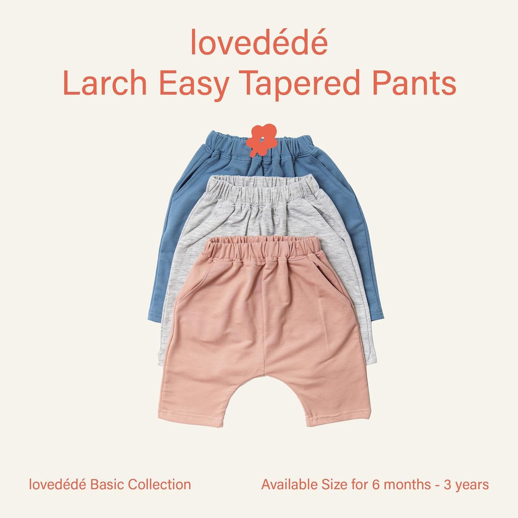 Lovedede - Larch Easy Tapered Pants - Celana Panjang Bayi &amp; Anak Under The Sea Baju pergi jalan lucu fashion cowok laki import murah