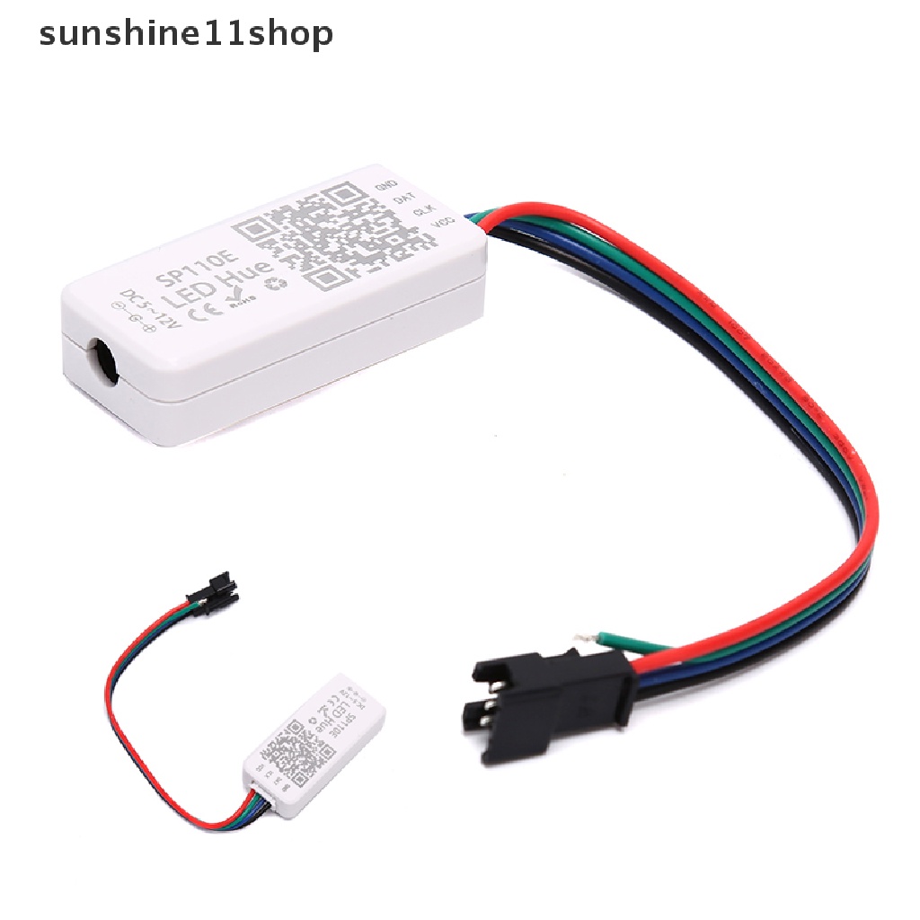 (SHO) Sp110e Kontroler Lampu Strip LED DC5-12V Dengan Bluetooth