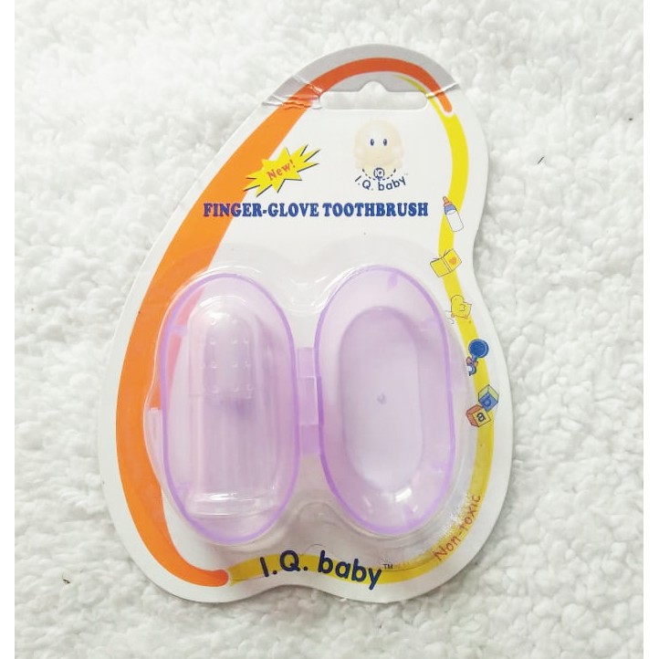 [R-042] Sikat gigi/sikat gigi bayi IQ - Finger Glove Toothbrush