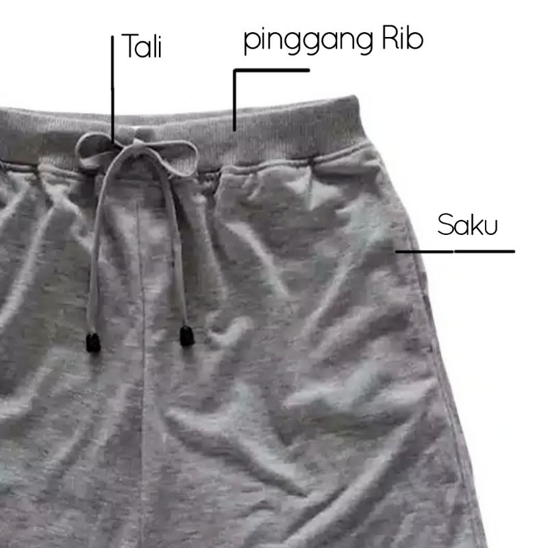 BOXER PRIA CELANA KOLOR PENDEK PINGGANG RIP UNISEX REMAJA DEWASA