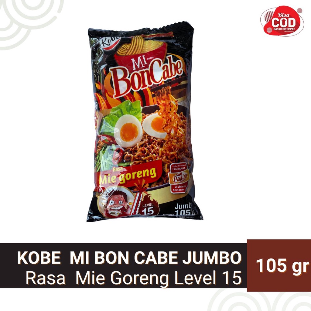 Kobe Mi Boncabe Level 15 Rasa Mie Goreng 105gr