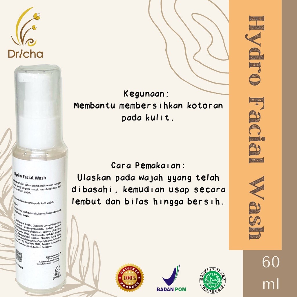 DRICHA HYDRO FACIAL WASH