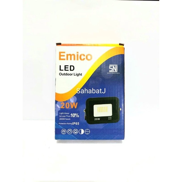 Lampu sorot 20w led / lampu tembak 20 watt / floodlight led 20w