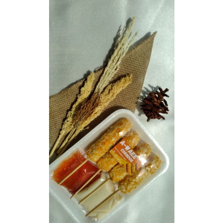CORNDOG MOZARELLA SOSIS ISI 4/MAKANAN HITS ( VACUM )