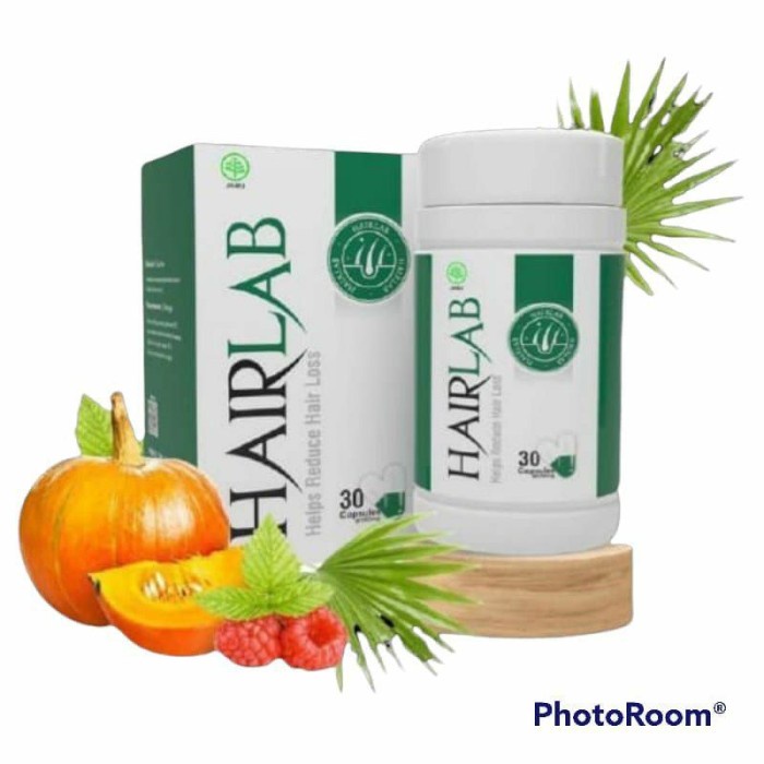 HAIRLAB ASLI OBAT HERBAL VITAMIN PENYUBURPENUMBUH RAMBUT BOTAK