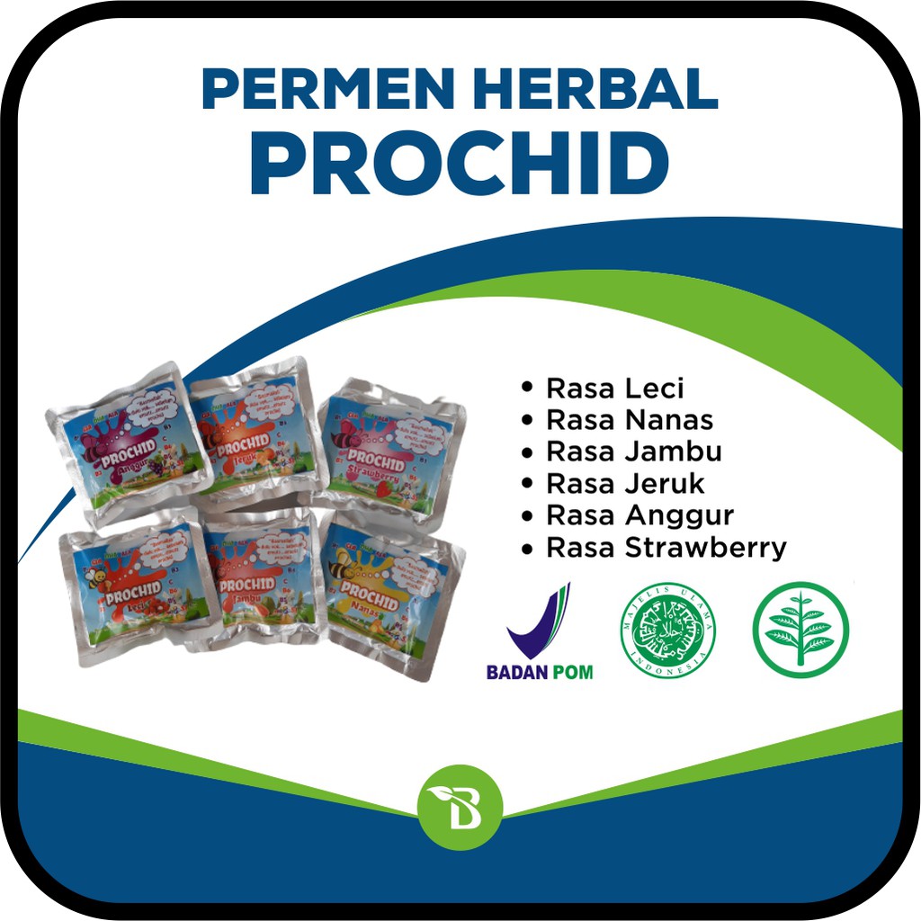 

Permen Anak Prochid Herbal Berbagai Rasa