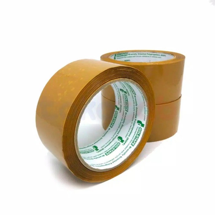 Lakban Coklat OPP Tape Plakban Isolasi Solasi Selotip 2 inch 2inch 2&quot; 100y 100 yard