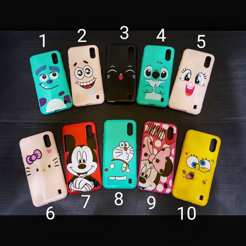 Case A01 A11 A21S A31 A51 A71A5S A12 A5 2020 A9 2020 A52 A92 Disney Cartoon Glosy Cute