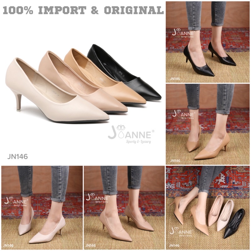 RESTOCK! [ORIGINAL] JOANNE High Heels Shoes Sepatu Hak Wanita #JN146