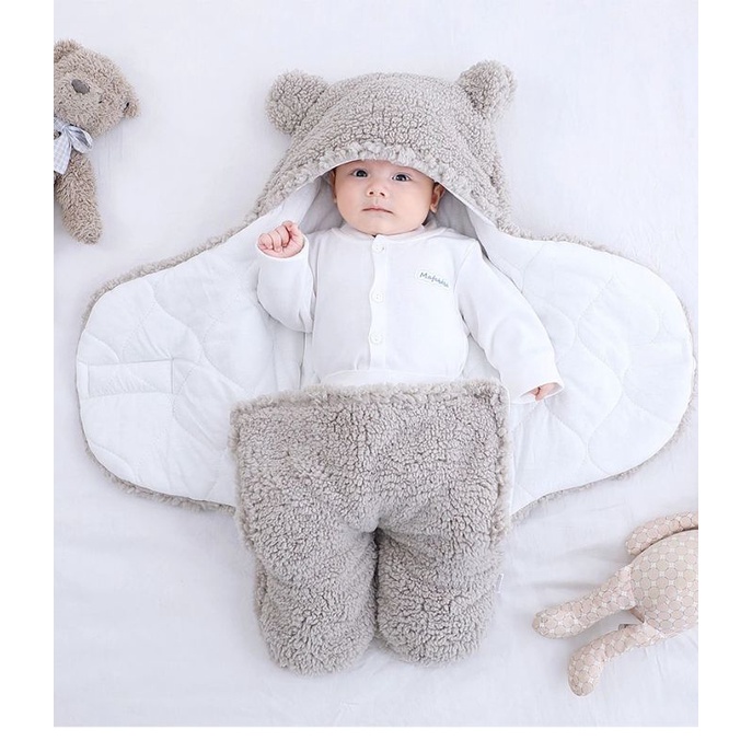 Real Pict Selimut Bedong Bayi Kantong Tidur Import 0-12bulan