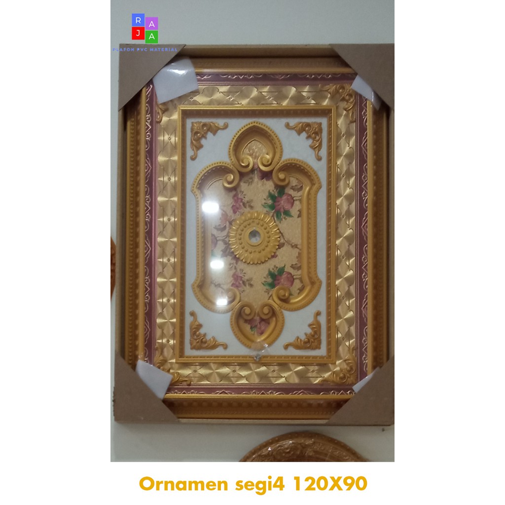 Ornamen Plafon Ukuran Besar 120 X 90 Untuk Dudukan Lampu STOK TERBATAS