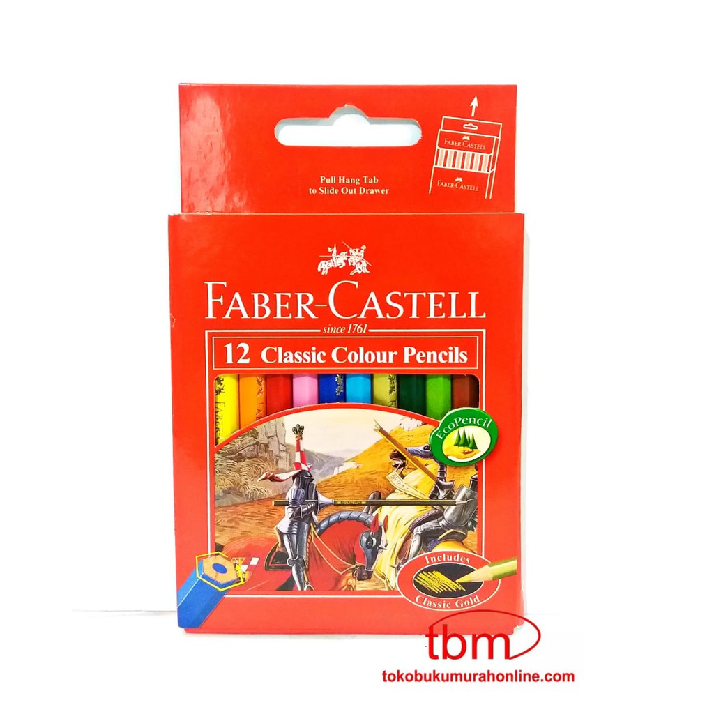 

Faber Castell Classic HT Colour Pensil Warna 12 Warna Pendek 115851