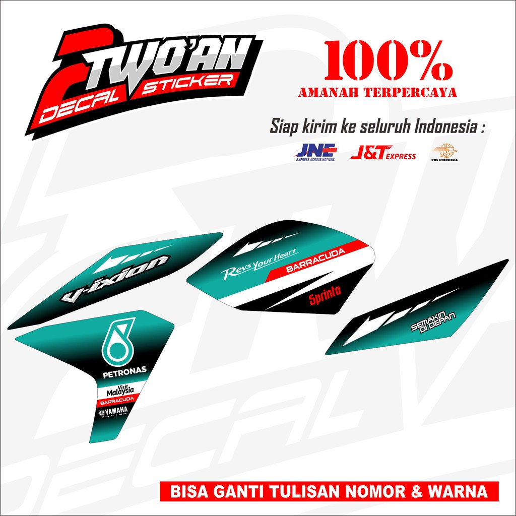 Striping petronas NVL new vixion lighting