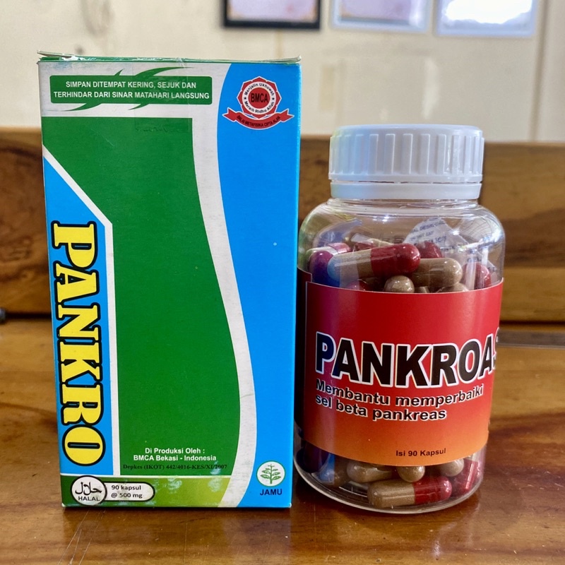 Kapsul Pankroas 90 Kapsul ( warna Coklat-Merah )