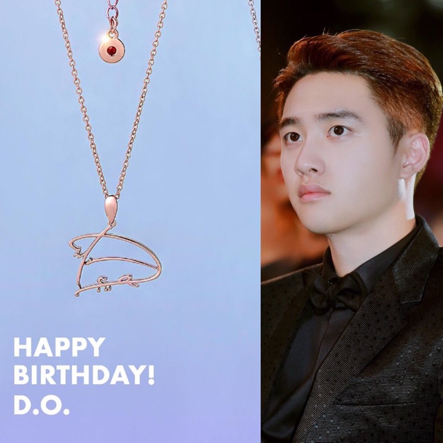 [UPCOMING READY] EXO D.O Kyungsoo Birthday Necklace