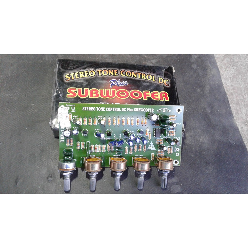 Kit Tone Control Stereo Subwofer 12volt THB339