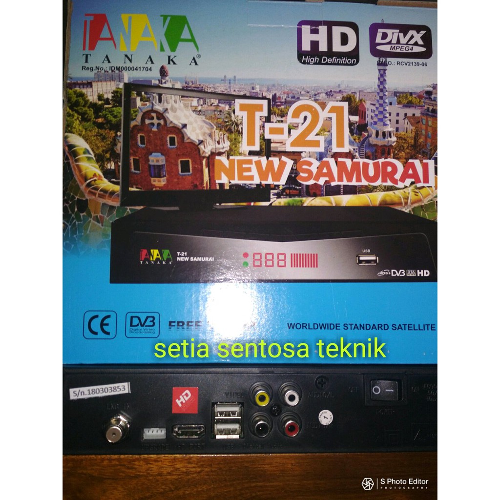 receiver tanaka samurai hd k5s Bagus