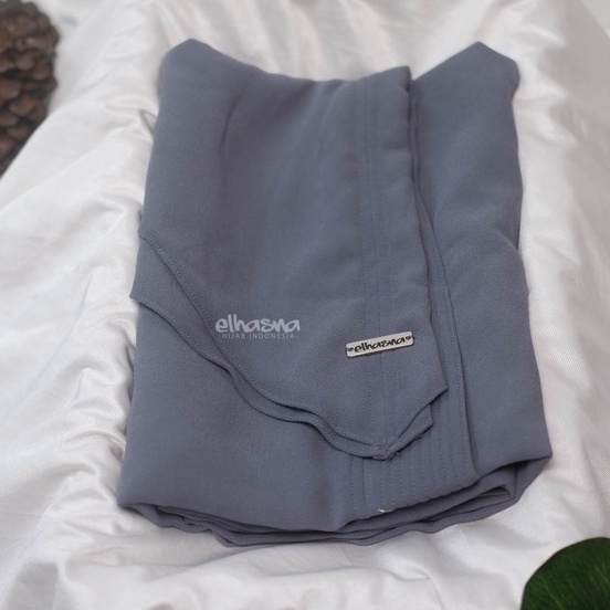 Hijab Instan XL Jumbo Hijab Ceruty 2 Layer Jilbab Instan  By Elhasna-ABU TUA