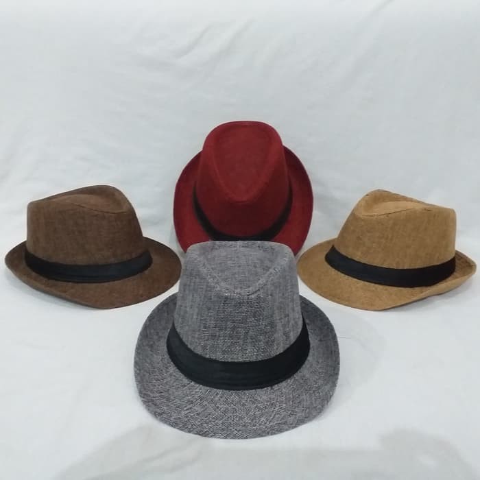 Topi Floppy Pantai Summer Hat / Topi Fedora Panama Import  Balita Anak Keren