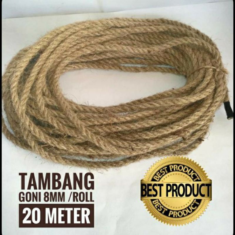 tali tambang goni 8mm 20 meter