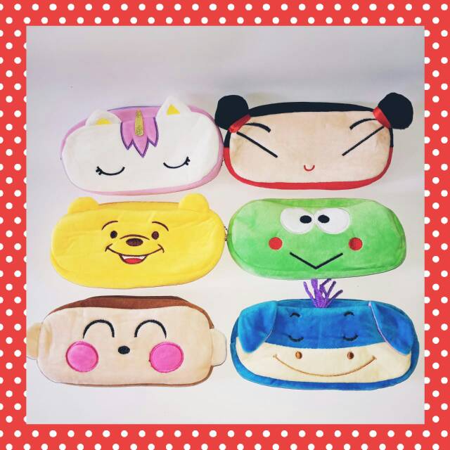 

Tempat Pensil Anak Pouch alat tulis sekolah karakter PULPEN KARAKTER dompet anak lucu